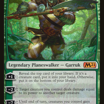 Garruk, Savage Herald [Core Set 2021] Foil