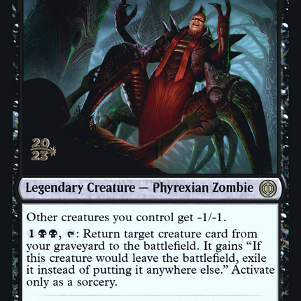 Geth, Thane of Contracts [Phyrexia: All Will Be One Promos] Prerelease Foil