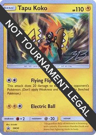 Tapu Koko 2017 (Zachary Bokhari) SM30- World Championship Decks
