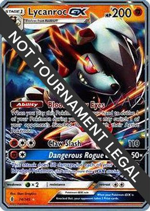 Lycanroc GX 2018 (Naohito Inoue) 074- World Championship Decks