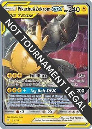 Pikachu & Zekrom GX 2019 (Haruki Miyamoto) 033- World Championship Decks