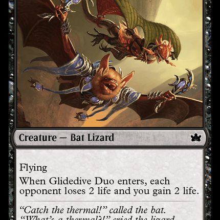 Glidedive Duo [Bloomburrow] Foil