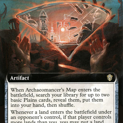 Archaeomancer's Map (Extended Art) [Commander 2021]