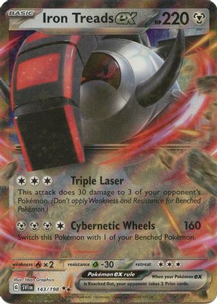 Iron Treads ex - 143/198 [SV01: Scarlet & Violet Base Set] Holofoil