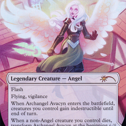 Archangel Avacyn // Avacyn, the Purifier (Borderless) [Secret Lair Drop] Foil