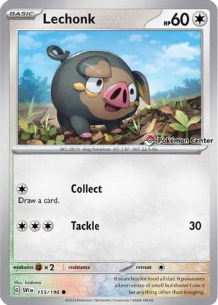 Lechonk (Pokemon Center Exclusive) - 155/null [Miscellaneous Cards & Products] Holofoil