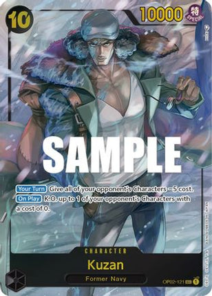 Kuzan (121) (Alternate Art) (OP02-121) - Paramount War Foil