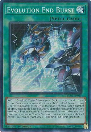 Evolution End Burst (Super Rare) [MAZE-EN015] 1st Edition