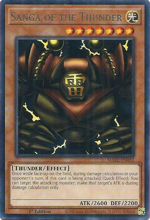 Sanga of the Thunder (Rare) [MAZE-EN032] 1st Edition