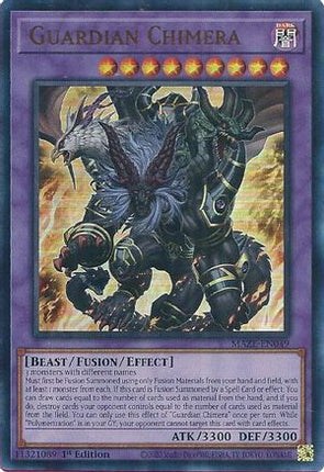 Guardian Chimera (Ultra Rare) [MAZE-EN049] 1st Edition