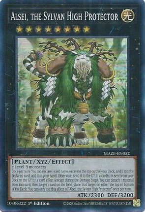 Alsei, the Sylvan High Protector (Super Rare) [MAZE-EN052] 1st Edition