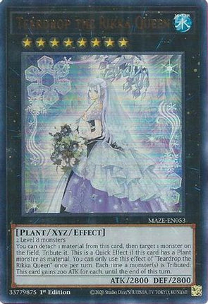 Teardrop the Rikka Queen (Ultra Rare) [MAZE-EN053] 1st Edition