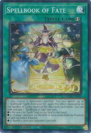 Spellbook of Fate (Super Rare) [MAZE-EN059] 1st Edition