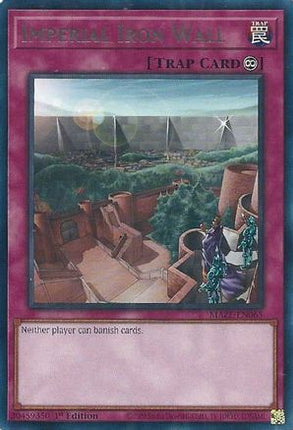 Imperial Iron Wall (Rare) [MAZE-EN065] 1st Edition