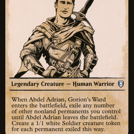Abdel Adrian, Gorion's Ward (Showcase) [Commander Legends: Battle for Baldur's Gate]