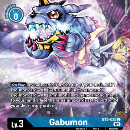 Gabumon [BT5-020] (Digimon Royal Knights Card Set) [Battle of Omni Promos]
