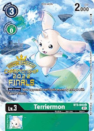 Terriermon (2022 Championship Finals Digimon Tamers Pack) [BT3-046] [Release Special Booster 1.0] Foil
