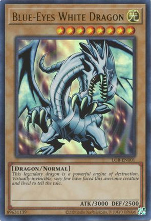 Blue-Eyes White Dragon (Ultra Rare) [LOB-EN001] Unlimited
