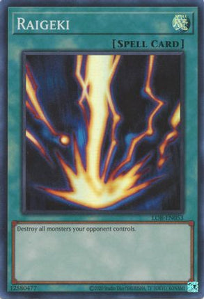 Raigeki (Super Rare) [LOB-EN053] Unlimited