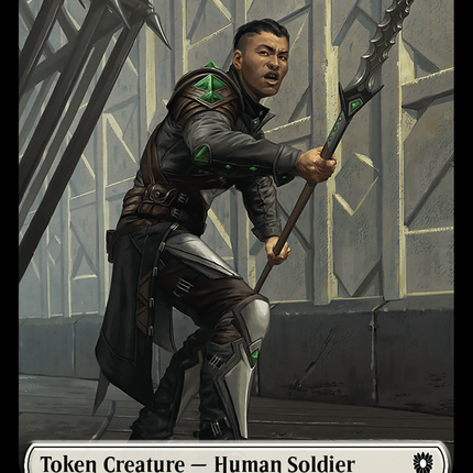 Human Soldier [Bloomburrow Commander Tokens]