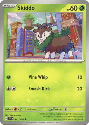 Skiddo - 11/null [SV01: Scarlet & Violet Base Set] Reverse Holofoil