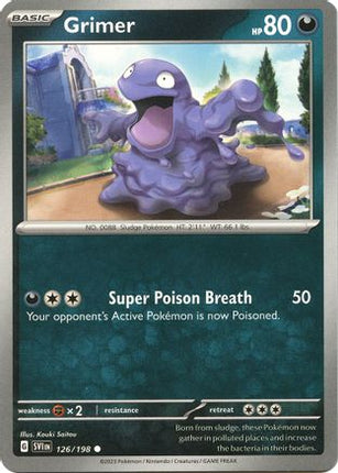 Grimer - 126/null [SV01: Scarlet & Violet Base Set] Reverse Holofoil