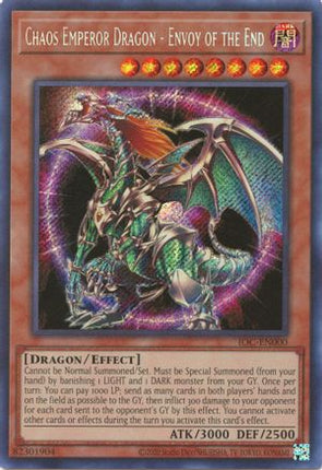 Chaos Emperor Dragon - Envoy of the End (Secret Rare) [IOC-EN000] Unlimited