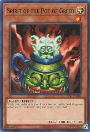 Spirit of the Pot of Greed (Common / Short Print) [IOC-EN009] Unlimited