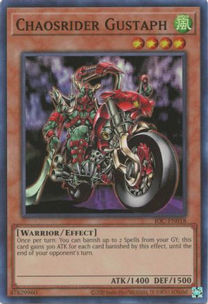 Chaosrider Gustaph (Super Rare) [IOC-EN018] Unlimited