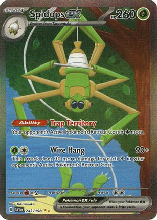 Spidops ex - 243/198 [SV01: Scarlet & Violet Base Set] Holofoil