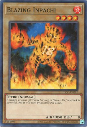 Blazing Inpachi (Common / Short Print) [IOC-EN061] Unlimited