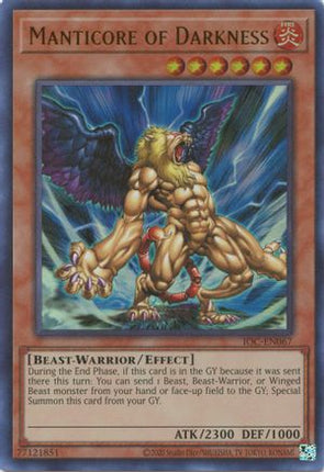 Manticore of Darkness (Ultra Rare) [IOC-EN067] Unlimited
