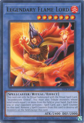 Legendary Flame Lord (Rare) [DCR-EN081] Unlimited