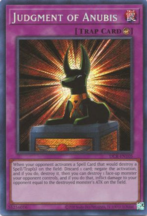 Judgment of Anubis (Secret Rare) [DCR-EN105] Unlimited