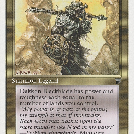 Dakkon Blackblade [Chronicles]