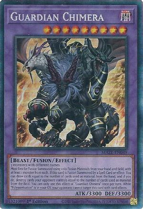 Guardian Chimera (CR) (Collector's Rare) [MAZE-EN049] 1st Edition