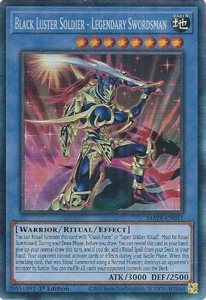 Black Luster Soldier - Legendary Swordsman (CR) (Collector's Rare) [MAZE-EN011] 1st Edition