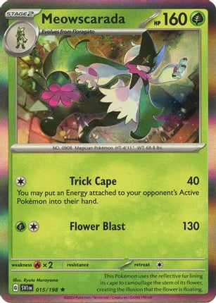 Meowscarada - 015/198 [SV01: Scarlet & Violet Base Set] Reverse Holofoil
