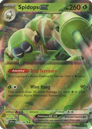 Spidops ex - 019/198 [SV01: Scarlet & Violet Base Set] Holofoil