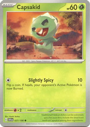 Capsakid - 027/198 [SV01: Scarlet & Violet Base Set] Reverse Holofoil