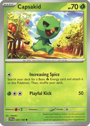 Capsakid - 028/198 [SV01: Scarlet & Violet Base Set] Reverse Holofoil