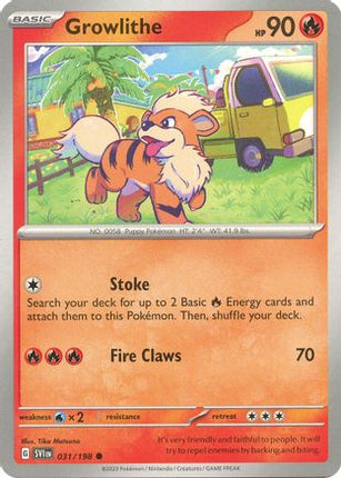 Growlithe - 031/198 [SV01: Scarlet & Violet Base Set]