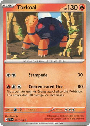 Torkoal - 35/null [SV01: Scarlet & Violet Base Set] Reverse Holofoil