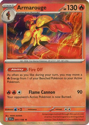 Armarouge - 041/198 [SV01: Scarlet & Violet Base Set] Holofoil