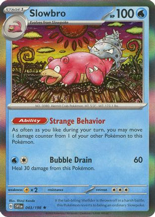 Slowbro - 43/null [SV01: Scarlet & Violet Base Set] Reverse Holofoil