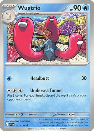Wugtrio - 57/null [SV01: Scarlet & Violet Base Set] Reverse Holofoil