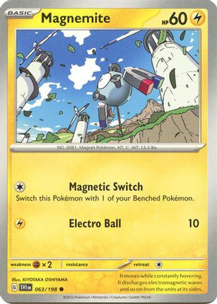 Magnemite - 63/null [SV01: Scarlet & Violet Base Set] Reverse Holofoil