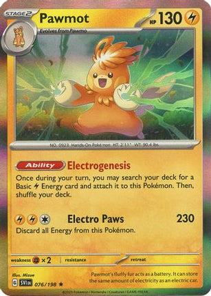 Pawmot - 076/198 [SV01: Scarlet & Violet Base Set] Holofoil