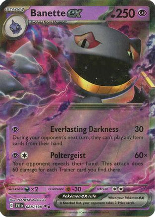 Banette ex - 088/198 [SV01: Scarlet & Violet Base Set] Holofoil
