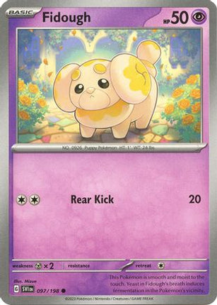Fidough - 097/198 [SV01: Scarlet & Violet Base Set] Reverse Holofoil